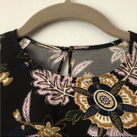 A.L.C. Cooper Silk Floral Open Back Long Sleeve Blouse sz 4 - Picture 12 of 15